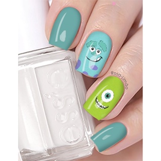 12 peliculas de unha MONSTROS SA Boo 6 PARES em Oferta na Shopee