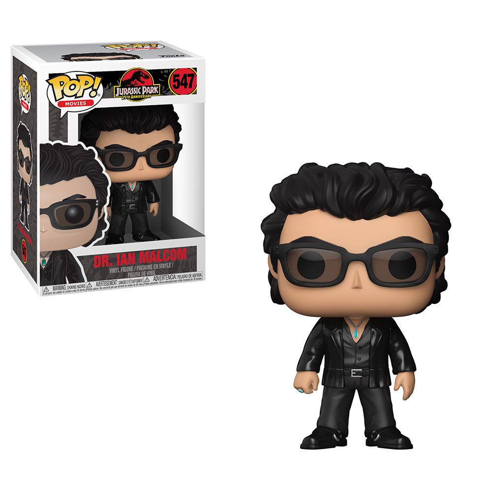 FUNKO POP MOVIES JURASSIC PARK - DR.IAN MALCOLM 547 NOVO ORIGINAL