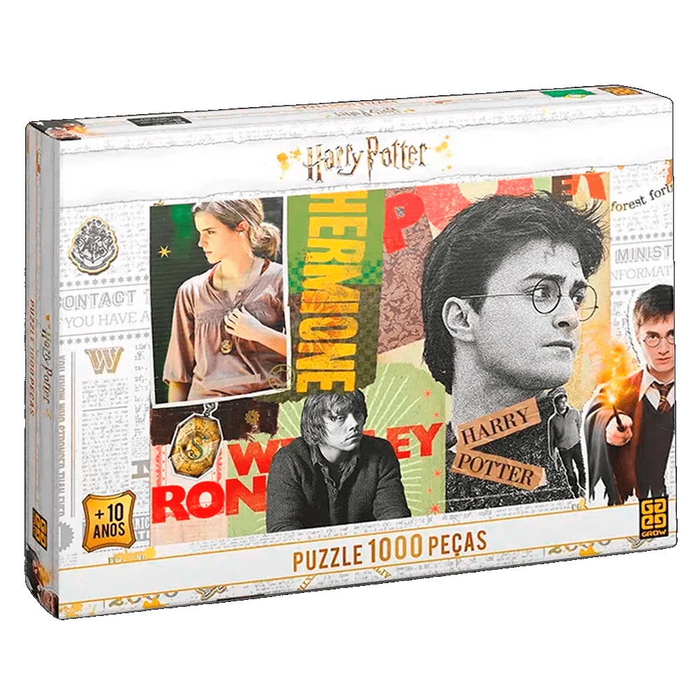 Quebra Cabeça 1000 Peças Harry Potter - Grow 3617 em Oferta na Shopee