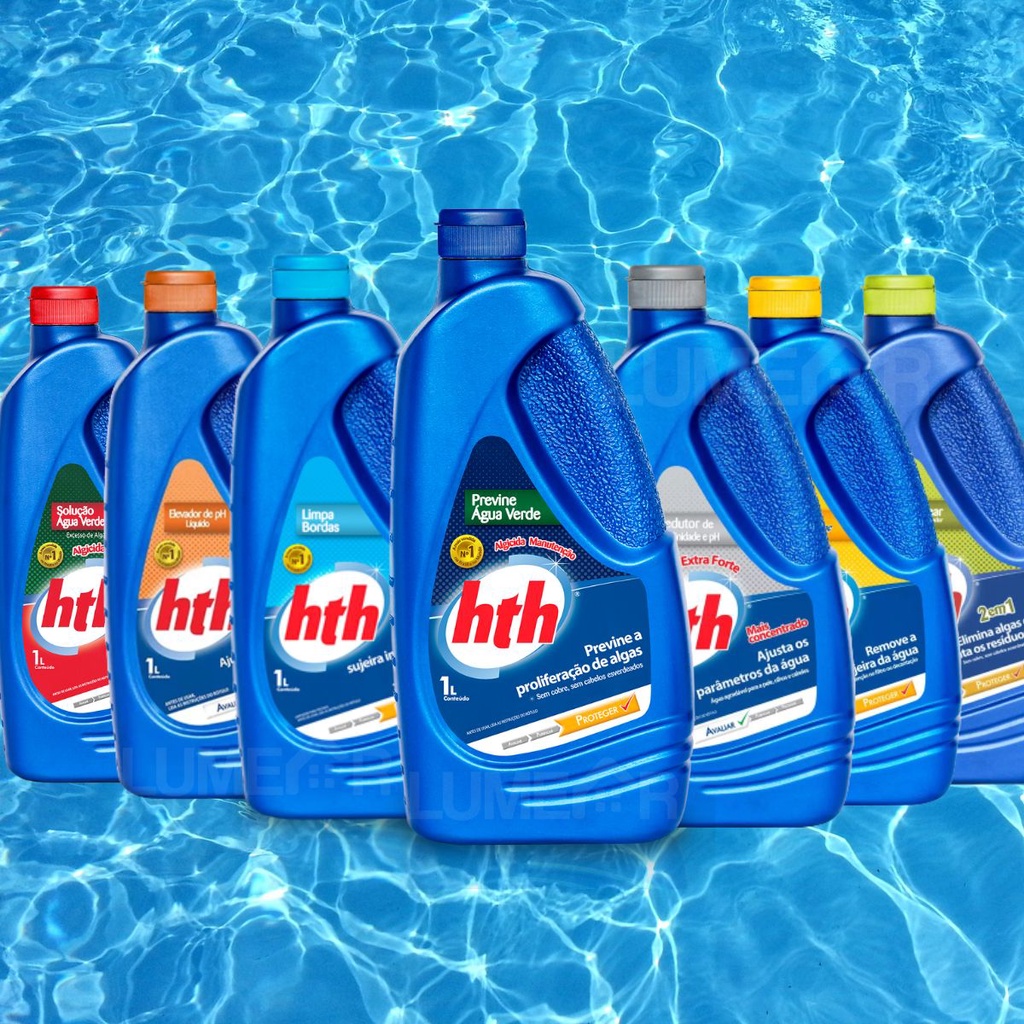 Previne Água Verde - Algicida de manutenção - hth - produtos para piscina