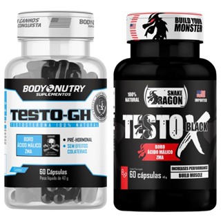 Kit Testo BN 60 Cápsulas + Testo Black 60 Cápsulas