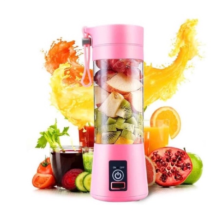 Mini liquidificador portatil com Laminas '6' Liquidificador Portátil Shakeira Eletrica Para Academia Whey