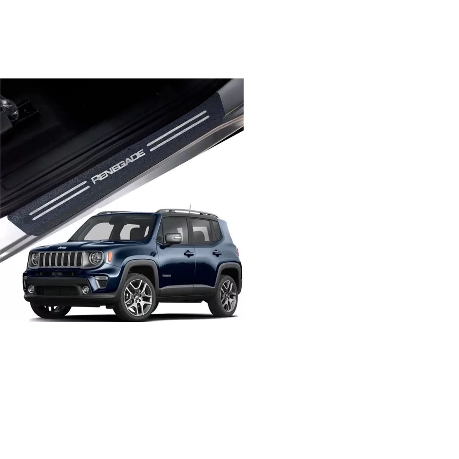 Soleira 8 Peças Jeep Renegade 2015/2023