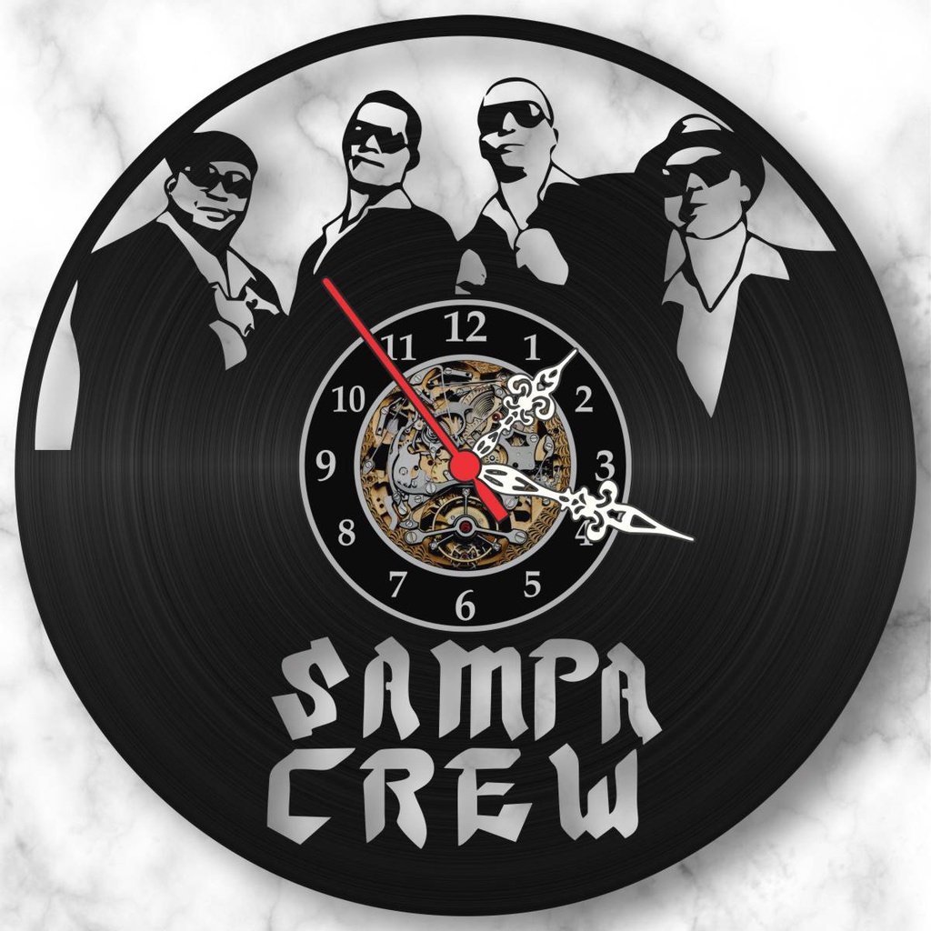 Relógio Parede Sampa Crew Pagode Samba Vinil Lp Decoração
