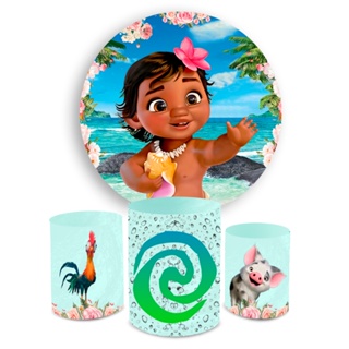 Kit Painel Decorativo + 3 Capas Cilindro Temas Mana Baby Adulta Filme em Oferta na Shopee