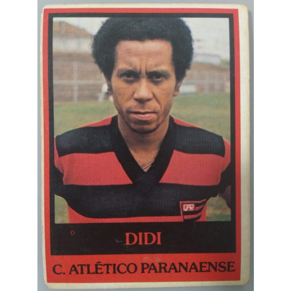 Didi - Ping Pong Futebol Cards - Atlético-PR - Ano 1978 - Athletico - Bom Estado