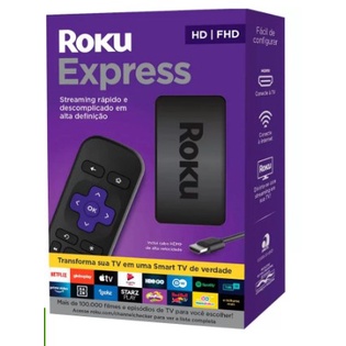 Streaming Roku Express Full HD com Controle Remoto - 3930R