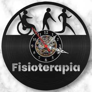 Relógio Parede Fisioterapia Profissões Estudantes Vinil Lp