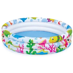 Piscina Infantil 3 Anéis 100L Inflável Para Bolinhas e Água 4 cm x 21 cm x 27 cm
