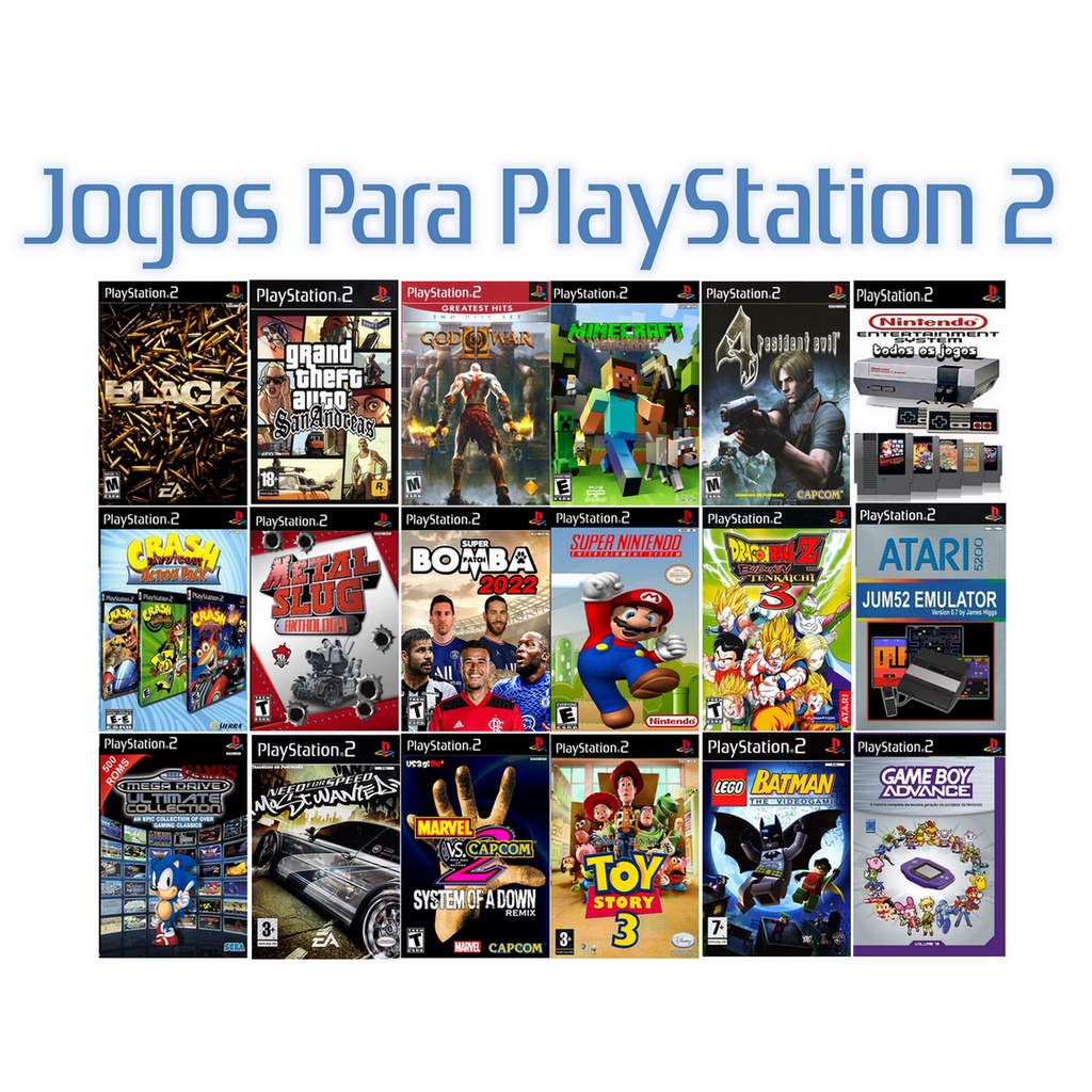 Atualizado 2023 Janeiro - JOGO PLAYSTATION 2 GAME - A201 - Escorrega o Preço