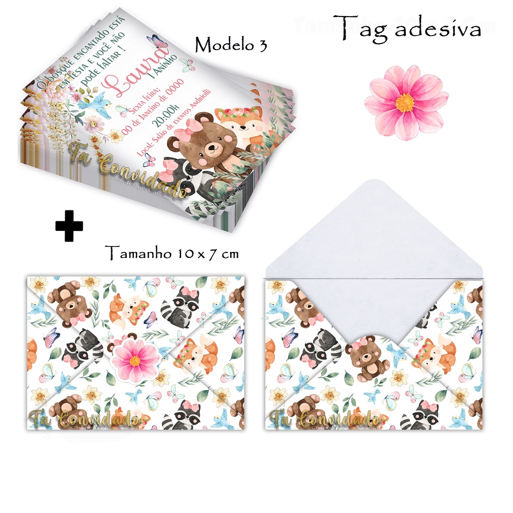 Convite Aniversário Infantil Menina: Onde Comprar | BuscaProdutos