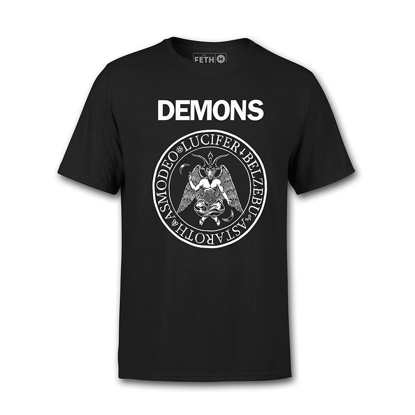 Camiseta Demons Ramones Baphomet | Punk Rock Dark