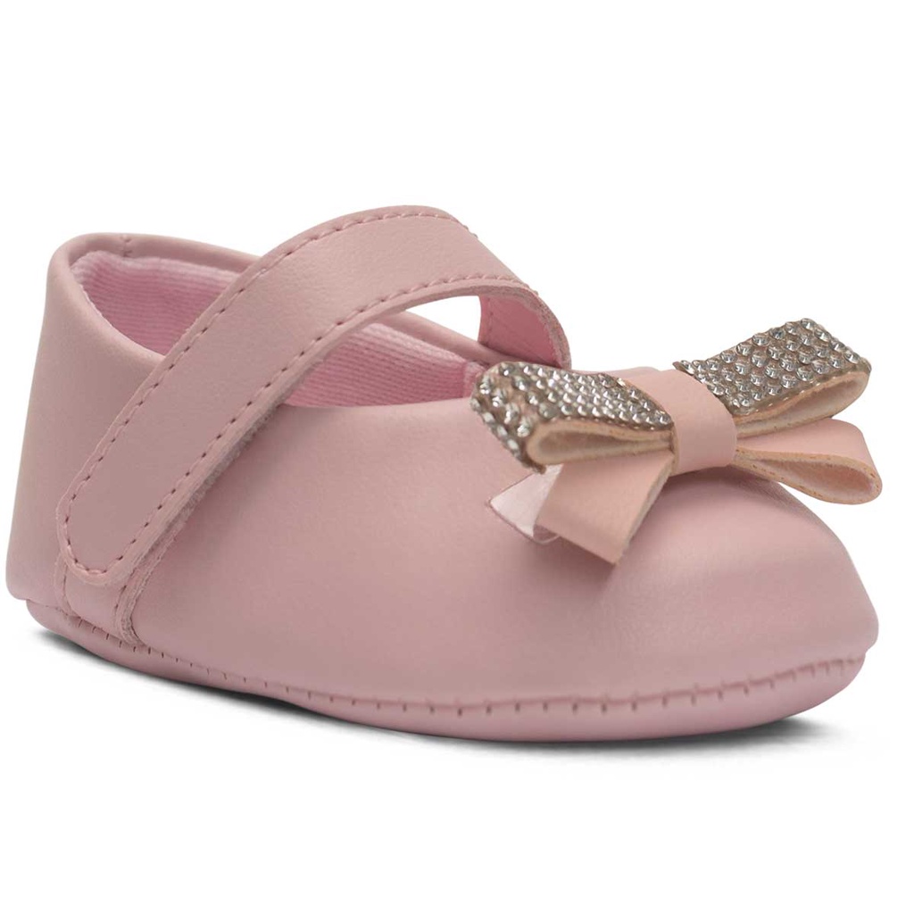 Sapatilha Bebê Menina Sapatinho Nº 13ao18 Moda Infantil 01.35