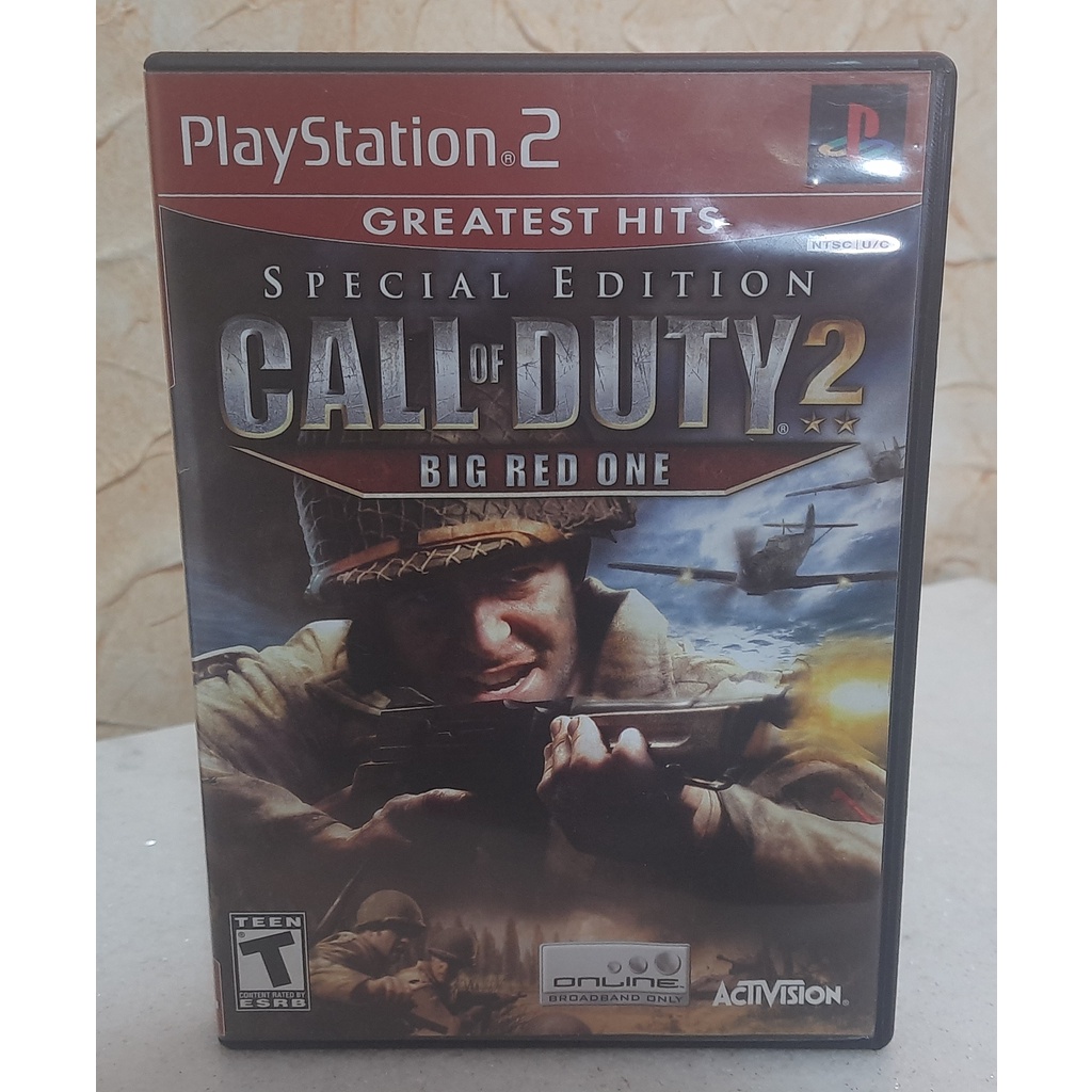 Call of Duty 2 Big Red One Original - Playstation 2 | Shopee Brasil