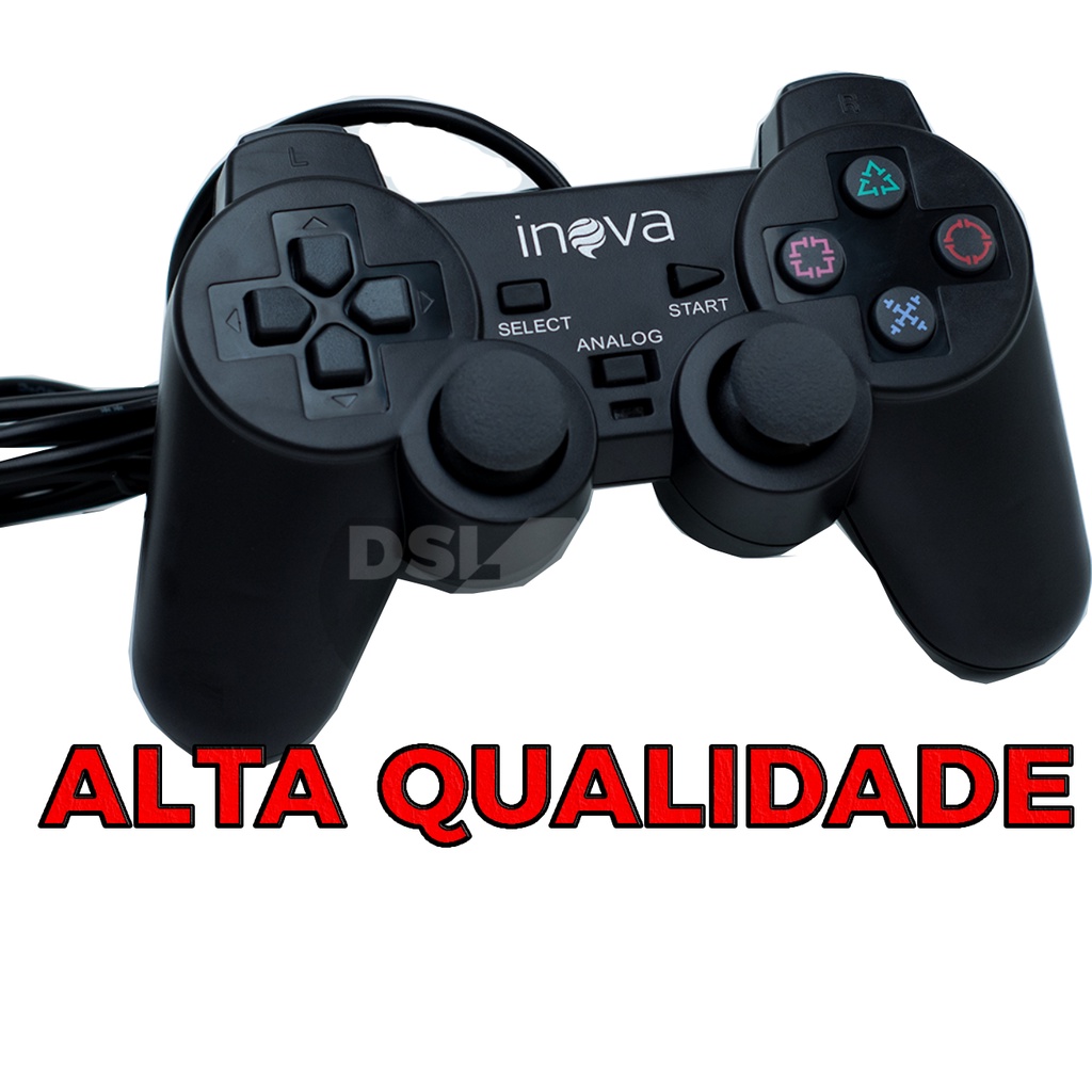 Controle Playstation 2 Kapbom Sem Fio Ps2Ps1