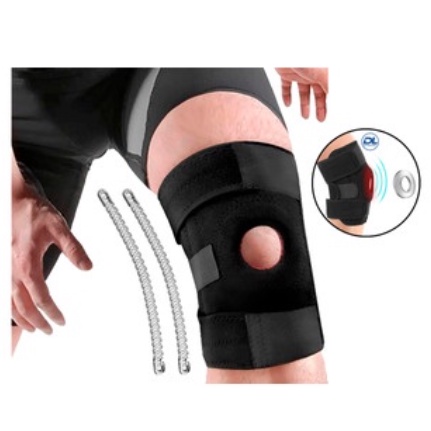 Kit Com 2Pcs Joelheira De Compressão Cross Musculação Tensor Articulada ortopética