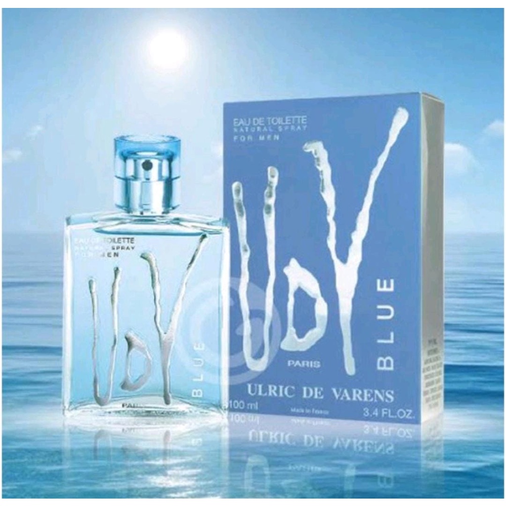 Perfume UDV Blue Ulric de Varens Eau de Toilette Masculino 100ml Para Homem Importado Lacrado 100% Original