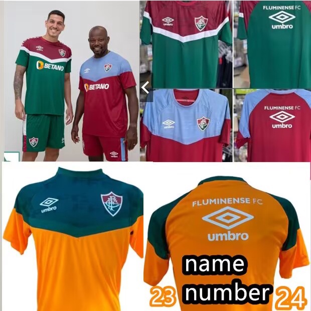 Fluminense Away Soccer Football Jersey Shirt - 2023 2024 Umbro