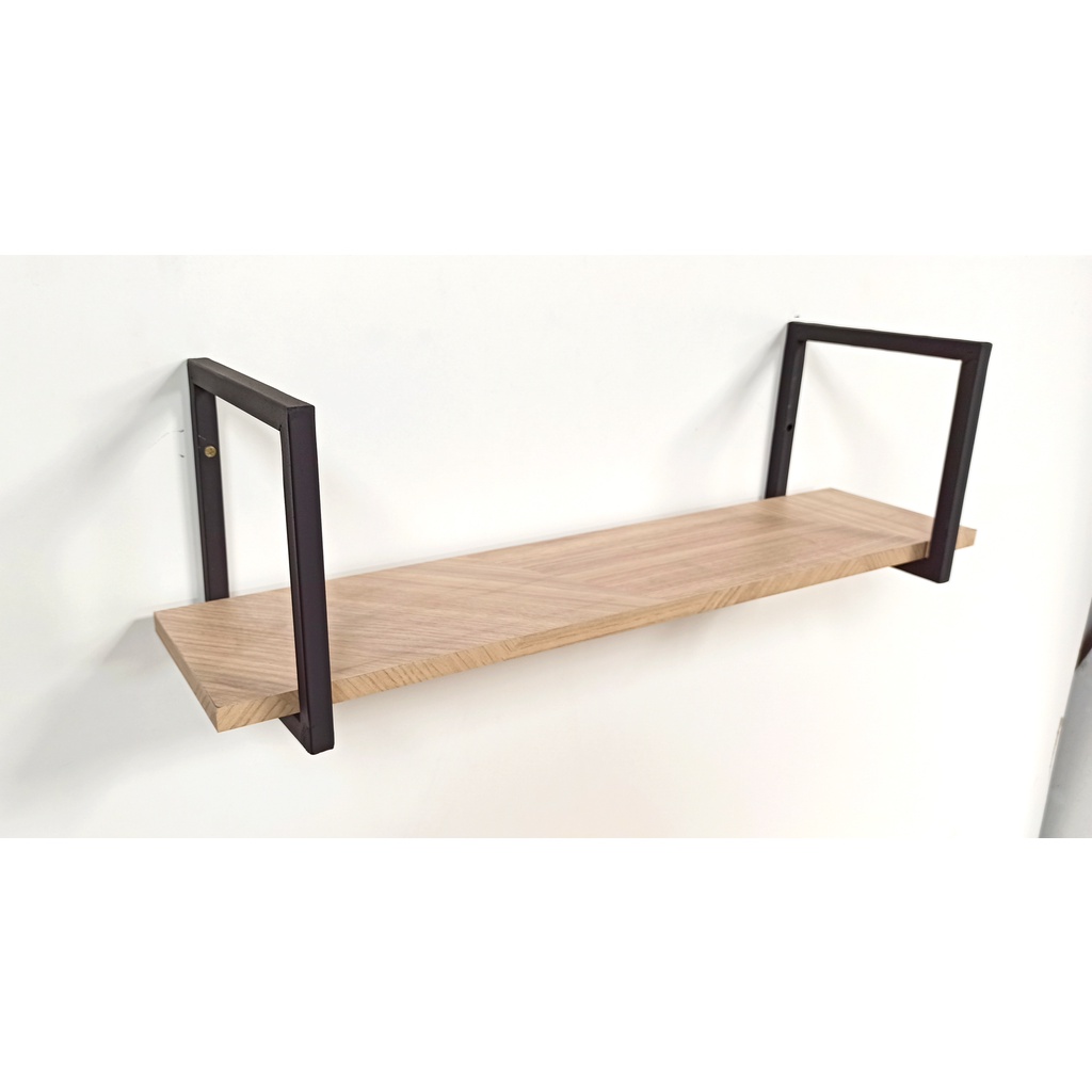 Nicho Industrial com Prateleira de 1 andar perfeita aproveitar espaço e dar aquele toque final na Decoração