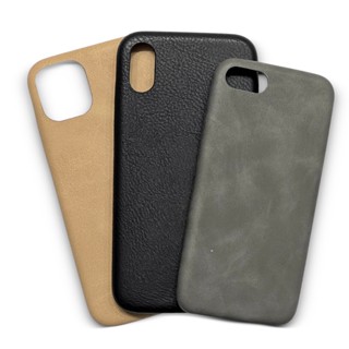 Capinha iPhone 6 7 8 X 11 12 13 14 15 Case Couro Revestimento de Veludo Cores