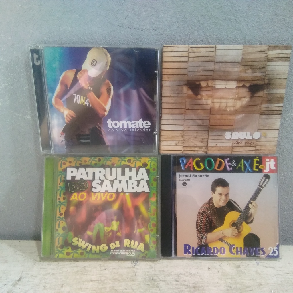 CD samba, pagode e axé - tomate (LER DESCRIÇÃO)