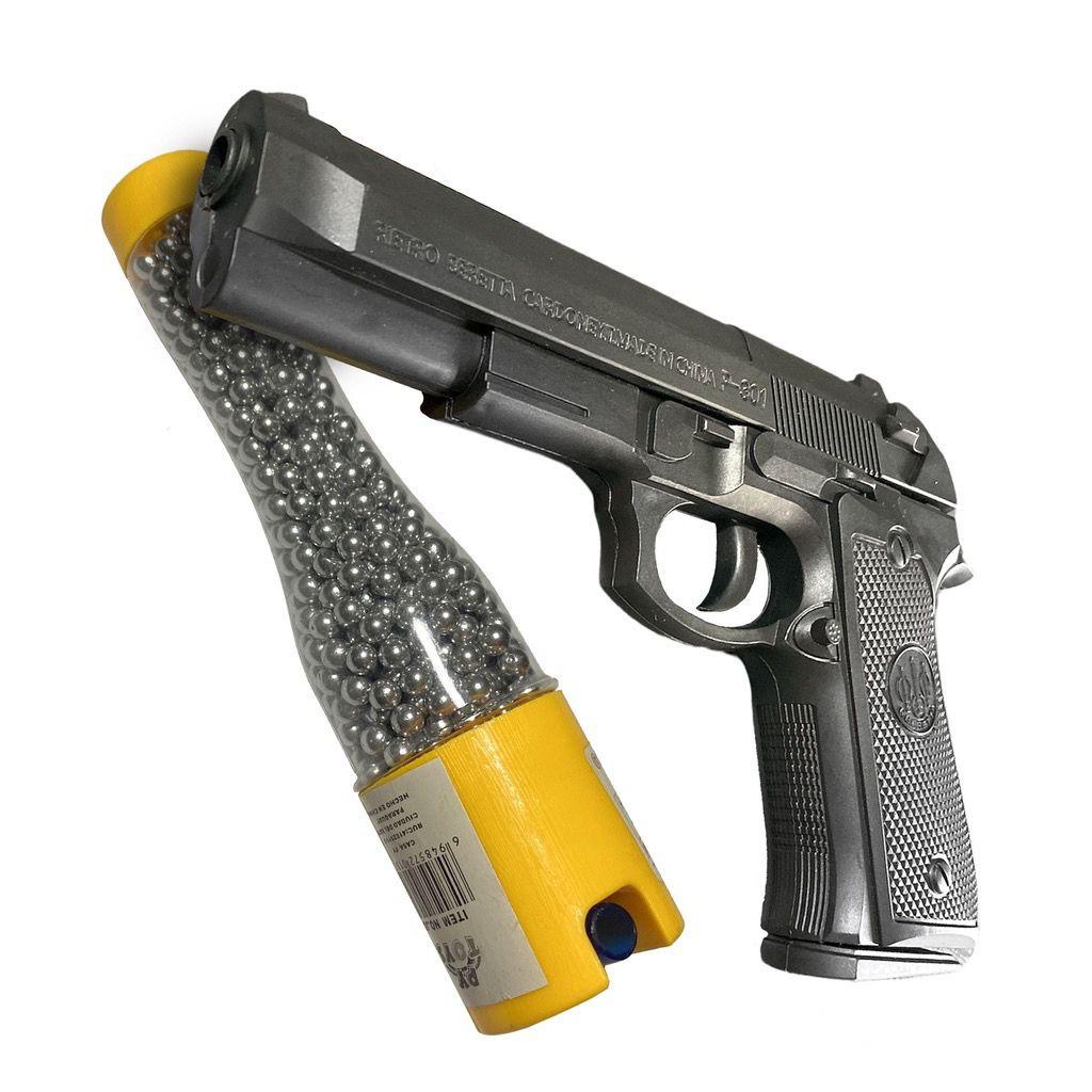 Kit Arminha de Brinquedo Pistola / Atira bolinhas de Plástico / Airsoft + 1000 Bbs / Bolinhas - Top