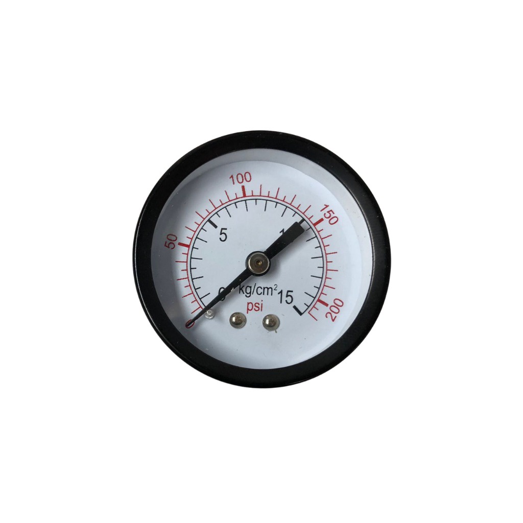 Manômetro Medidor De Pressão Horizontal 1/4 15 Bar 200 Psi Diversos Compressores De Ar