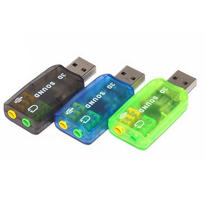Kit 10 Placas De Som Usb 5.1 Canais Notebook Pc 3d Audio