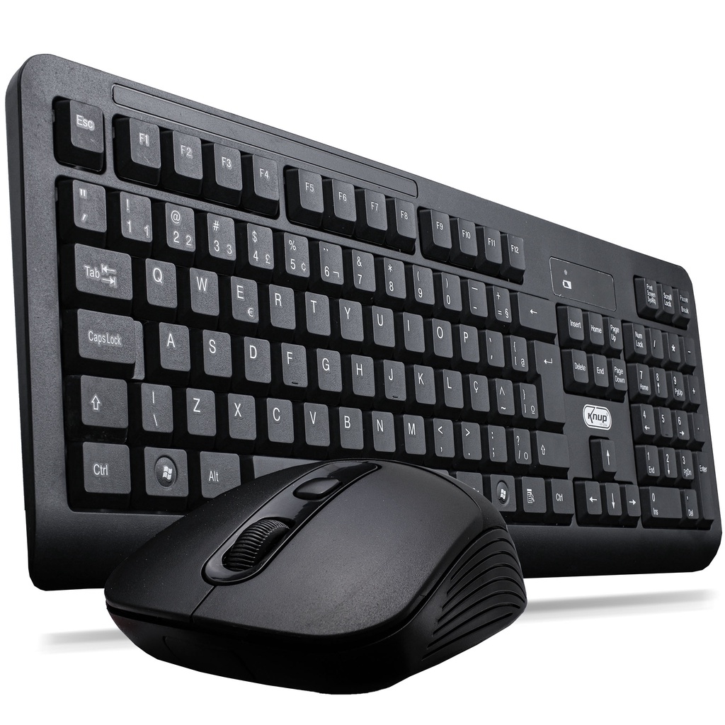 Kit Teclado Mouse Gamer Slim 2.4ghz Sem Fio Wireless Pc Computador Notebook Tablet TOP