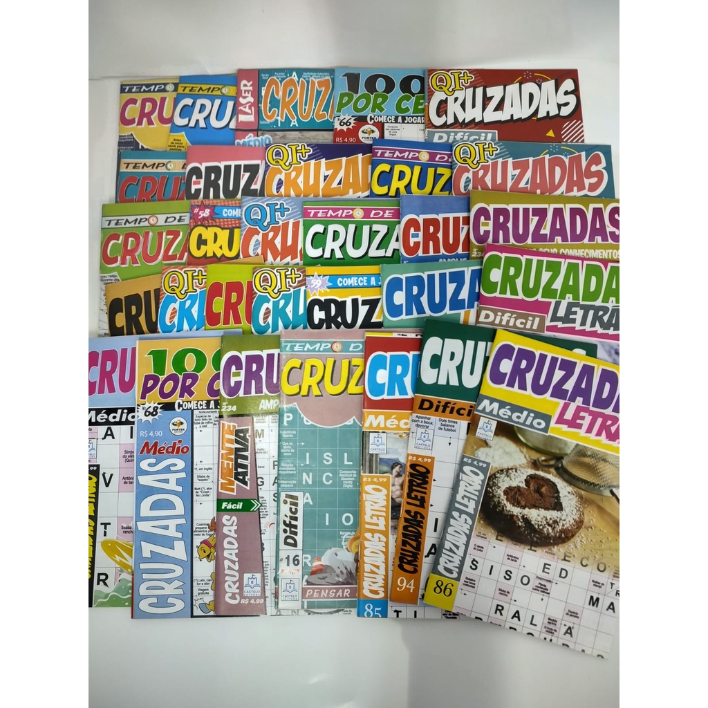 KIT COM 20 CRUZADAS SEM REPETIÇÃO. NA COMPRA DE MAIS DE UM KIT HAVERA REPETIÇÃO.