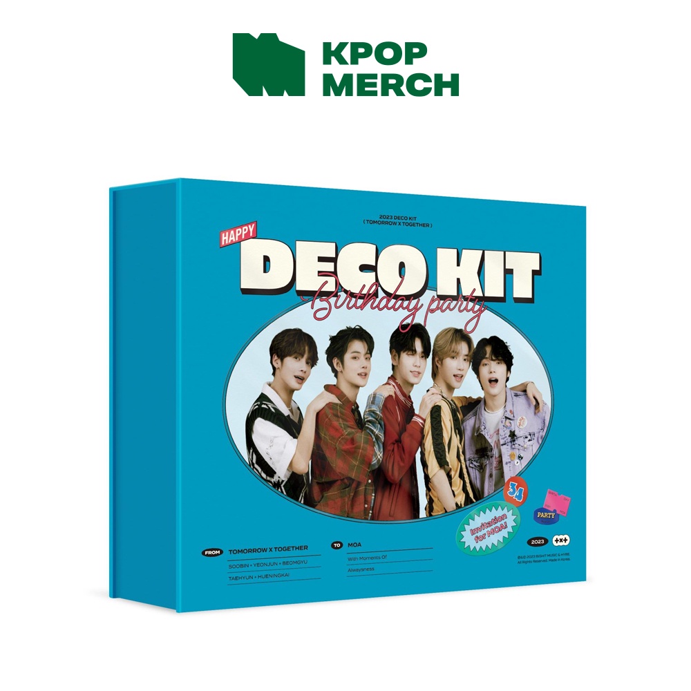 (Sem POB) TOMORROW X TOGETHER (TXT)-KIT DECO 2023