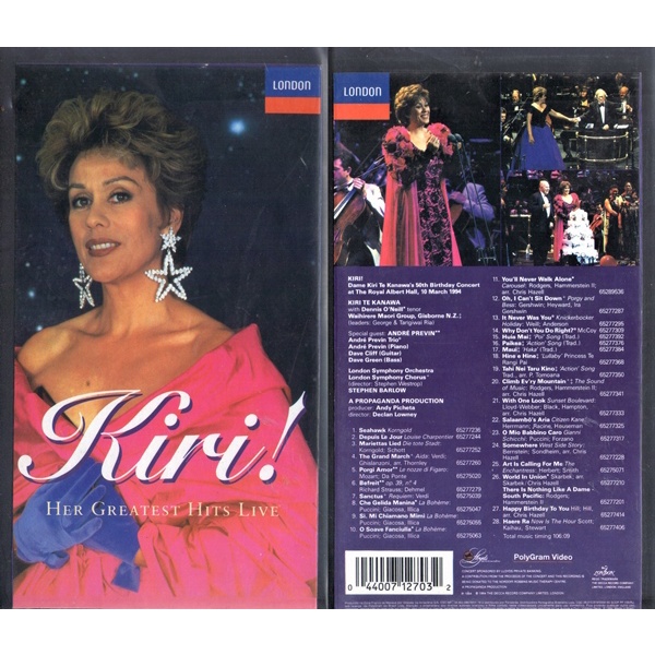 Lote De 5 Fitas Vhs Músicas Clássicas Óperas Maria Callas, Kiri Kanawa, Jessye Norman