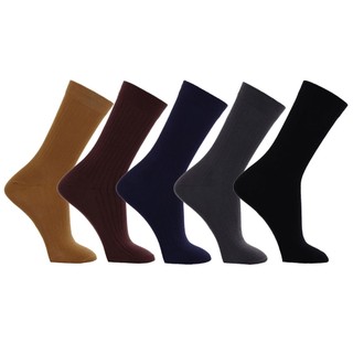 Kit 5 Pares Meias Social Algodão Masculina Original Meia Casual Grossa Cano Longo Alto Terno em Oferta na Shopee