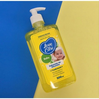 Sabonete Líquido Love and Care Baby Glicerina Dermacream  500ml em Oferta na Shopee