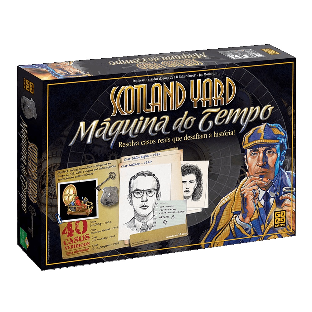 Jogo Scotland Yard Maquina Do Tempo - Grow 3330 em Oferta na Shopee