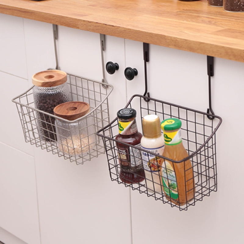 Cesto De Pendurar organizador multiuso Cesta De metal Para Dormitório/Armazenamento De cozinha /Banheiro