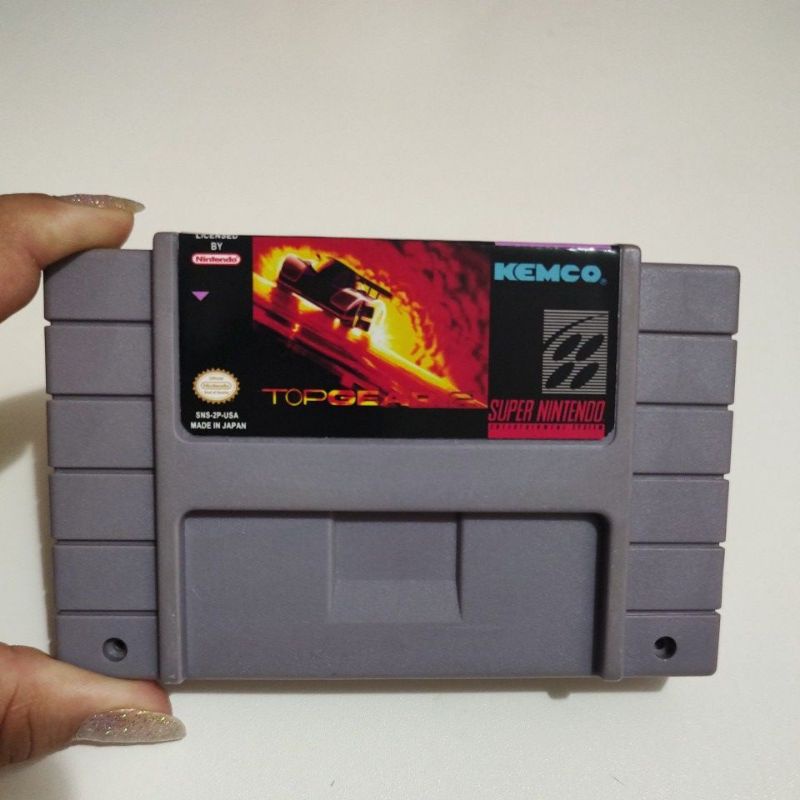 Cartucho Fita Top Gear 1 Para Super Nintendo Snes