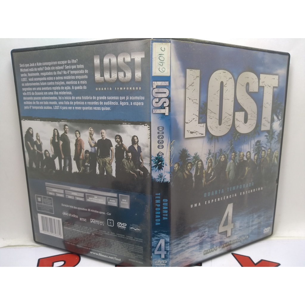 Dvd Filme Lost 4°temporada Episódios 9,10 & 11