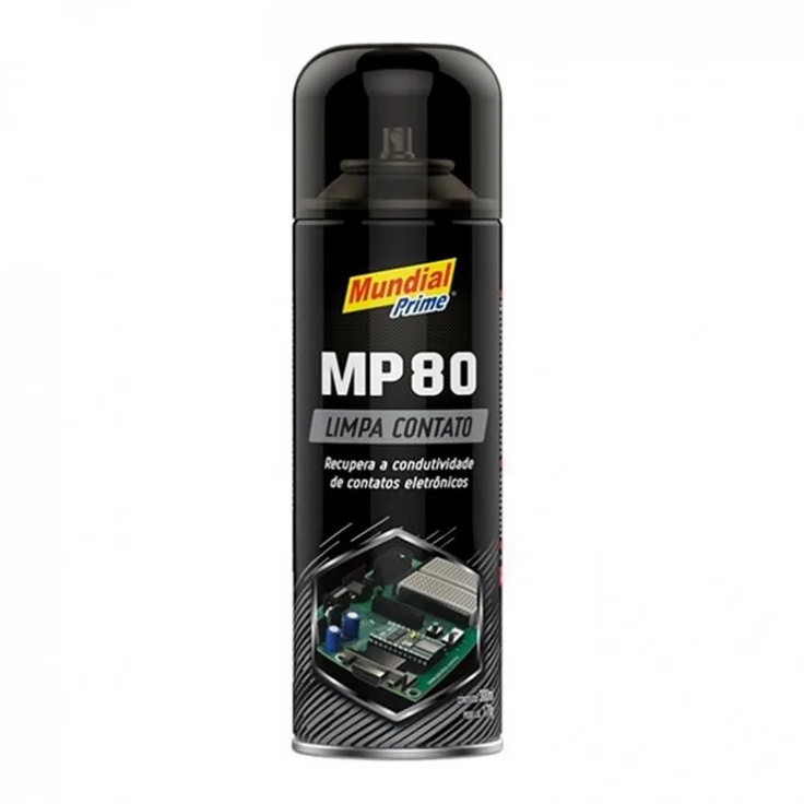 Spray Limpa Contato Mundial 170G 300ML Informática e Eletrônica