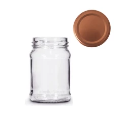 24 Pote de Vidro com tampa 180ml para Geléia Doces Artesanal