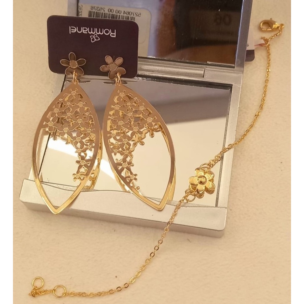 brinco e pulseira da romanel " peças vendidas separadas"