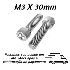 Parafuso C/ Cabeça Allen M3 X 30mm Inox