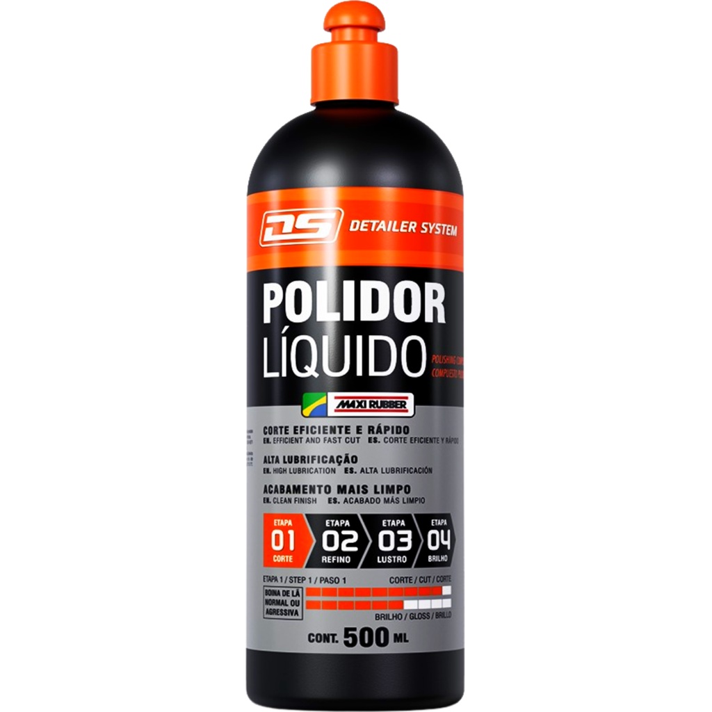 POLIDOR MAXI RUBBER LIQUIDO POLISHING COMPOUND 500 ml - Home & Living