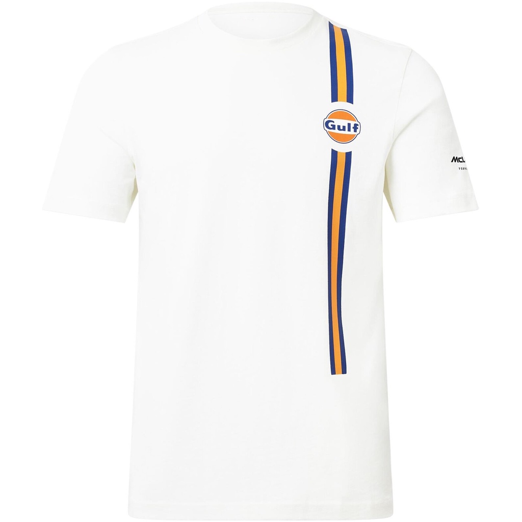 Camiseta F1 Formula Gulf Mclaren Corrida Motorsport Racing