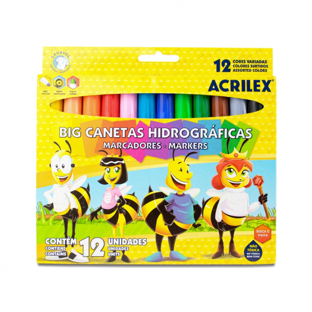 Caneta Hidrográfica Jumbo Acrilex: Onde Comprar | BuscaProdutos