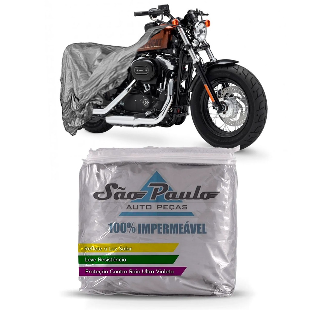 Capa Cobrir Moto Harley Sportster XL 883 Impermeável Anti-UV em Oferta na Shopee