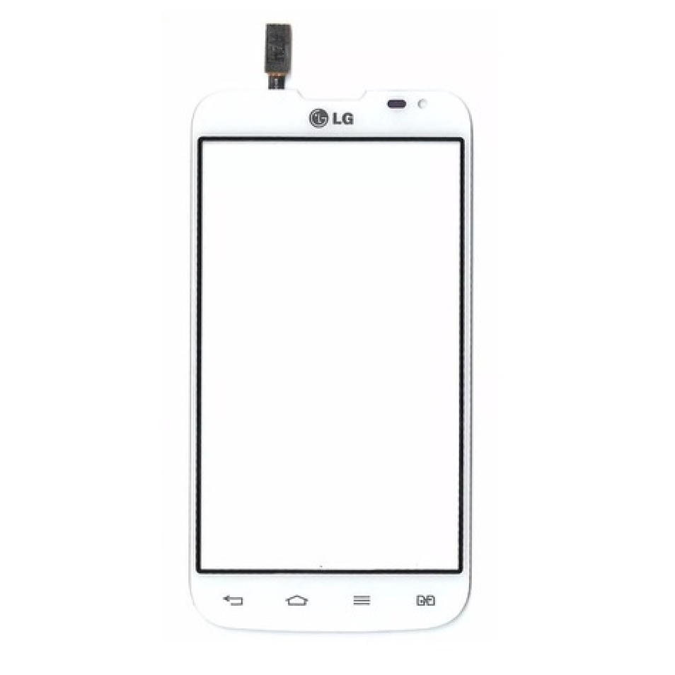 Peça Tela Vidro Touch compatível com LG L70 D325 / D340 Dual - Branco