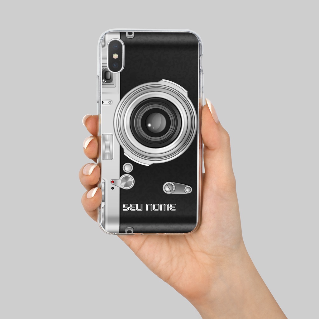 Capa Capinha de Celular Camera Retrô em Oferta na Shopee