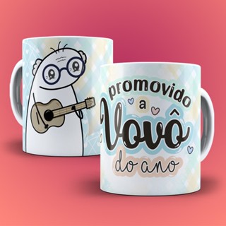 Caneca Personalizada Porcelana Promovido A Vovô