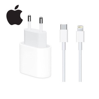 Kit Carregador De iPhone Fonte com Cabo Carregamento Rápido 1m PD 20w